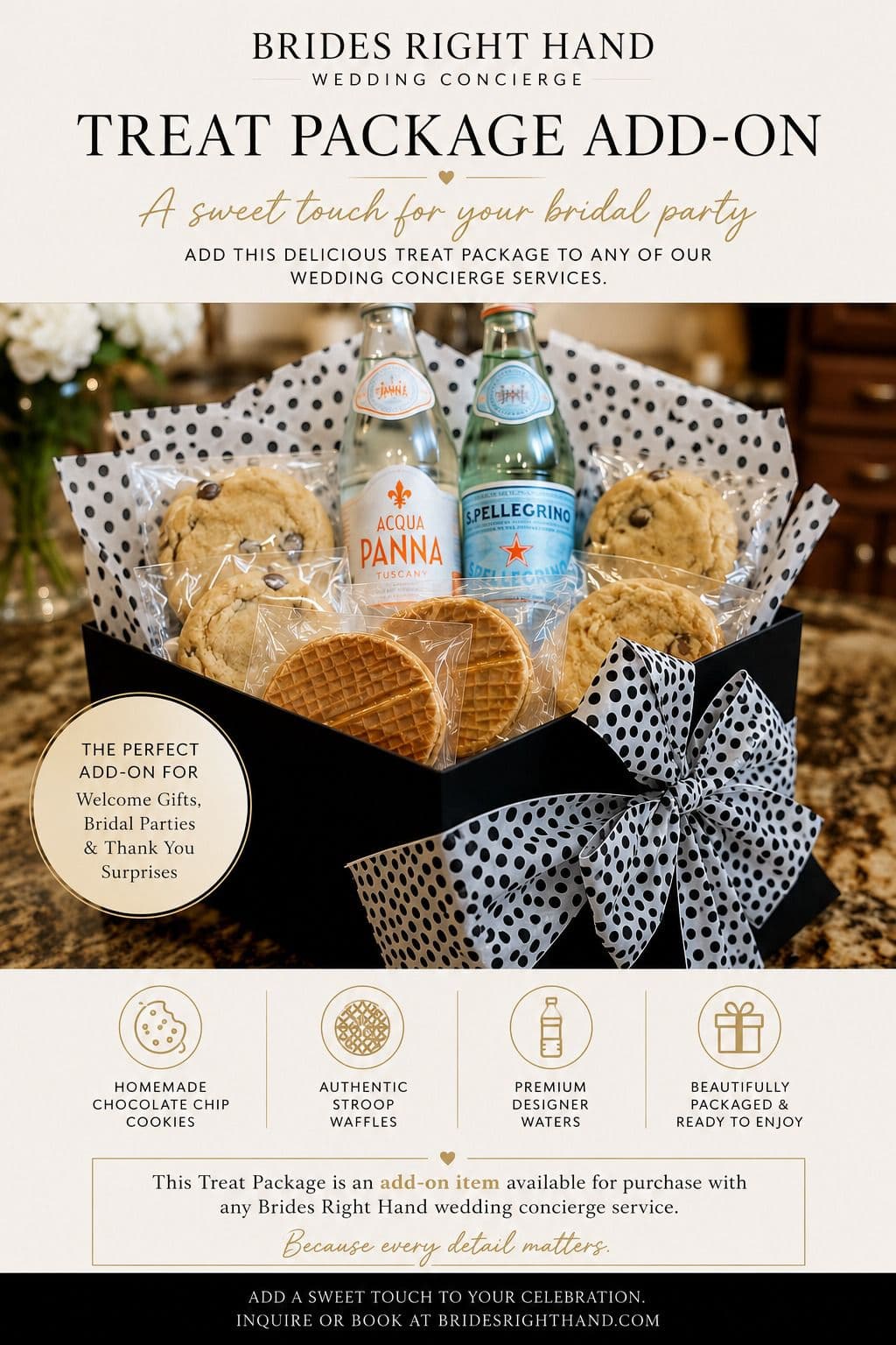 Bridal concierge support during wedding day